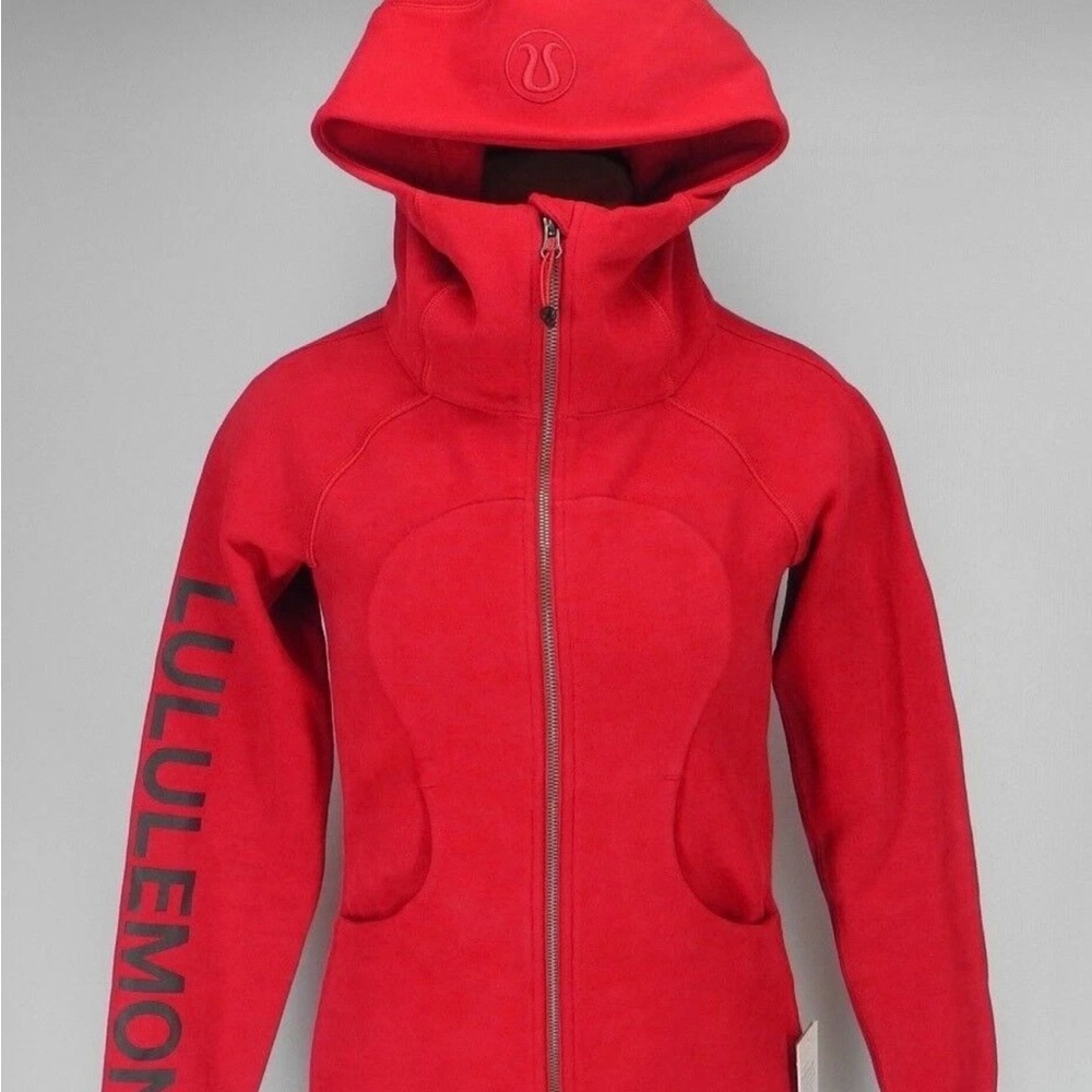 Lululemon RED Scuba Hoodie-20th Anniversary Ltd Edition-Size 10- RARE